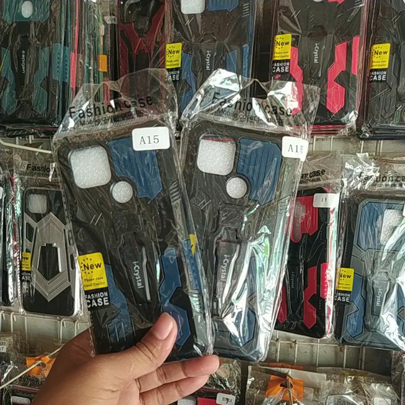 oppo a15 hardcase robot phantom case