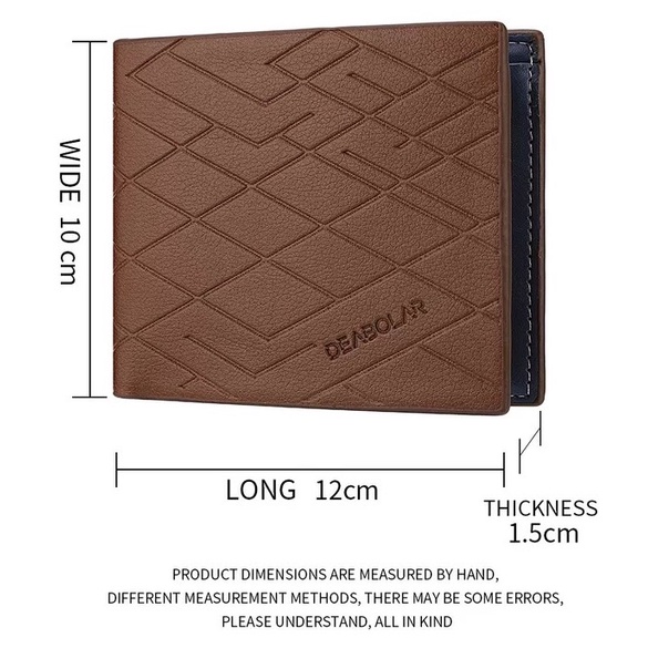 ORIGINAL DEABOLAR DOMPET UANG LIPAT PRIA TEBAL BAHAN SINTETIS K3258 - NezMart COD / BISA BAYAR DITEMPAT