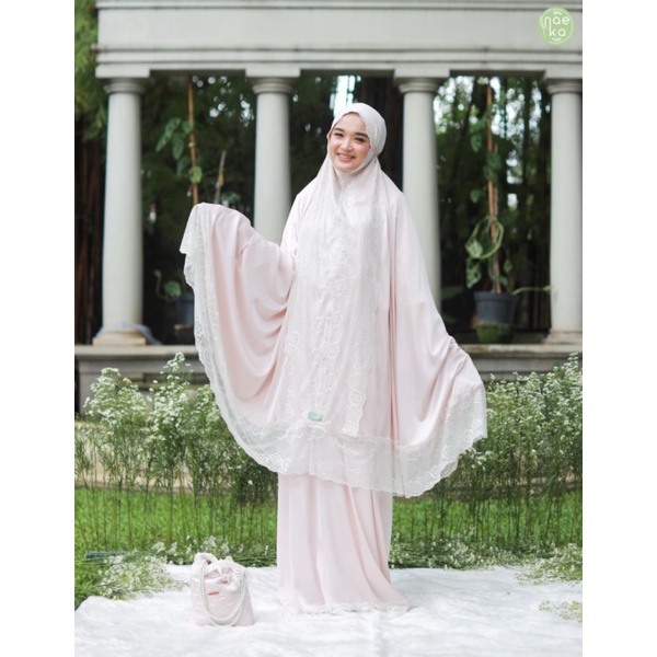 Mukena Fatma Naeka Pink Diskon