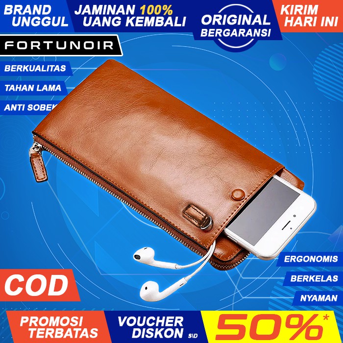  DOMPET  KULIT  PANJANG LIPAT PENDEK FASHION ASLI LEATHER 