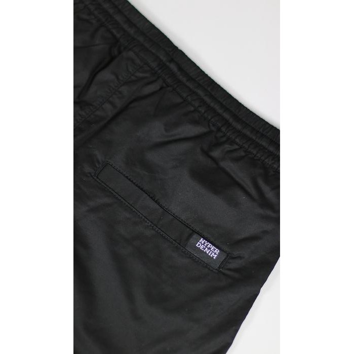 Hyperdenim Drop Crotch Short - Black