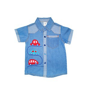 Baju denim anak cowok - gambar car