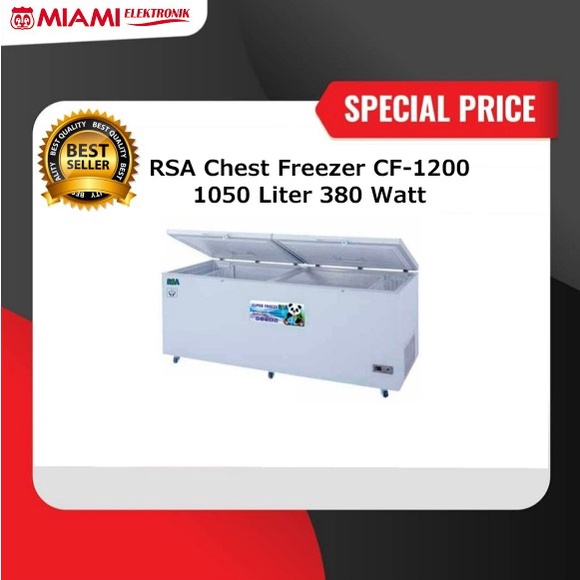 Chest Freezer RSA CF1200 / Freezer Box CF 1200  1050 LITER GARANSI RESMI