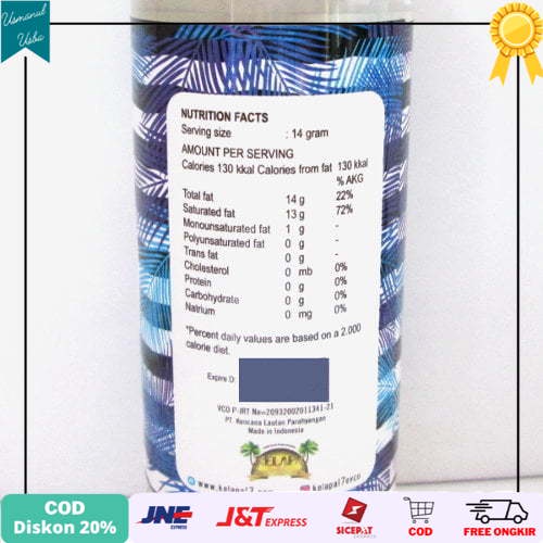 

◾COD◾ VCO Extra Virgin Coconut Oil Kelapa 17 250ml - Minyak Kelapa Murni