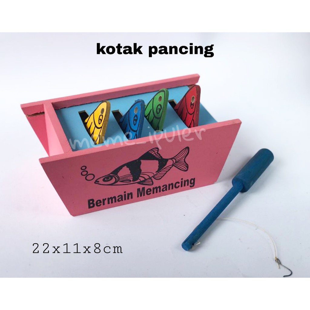 Mainan edukasi memancing/ alat peraga edukatif / APE TK PAUD