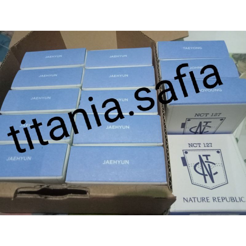 (FREE PC) READY STOK NATURE REPUBLIC TINTED LIP BALM NCT 127 NATREP