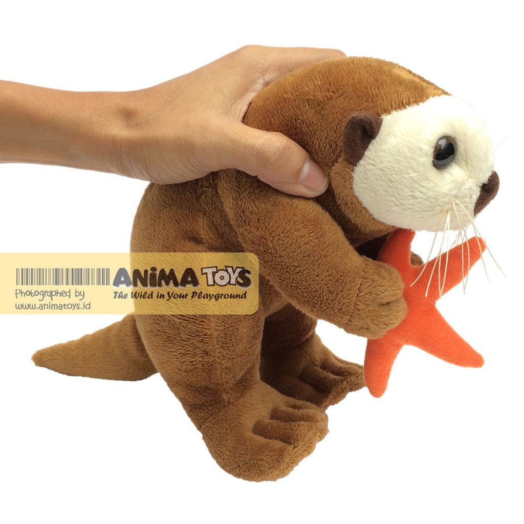 Boneka Hewan Berang-Berang Otter With Starfish Animatoys SAQ058