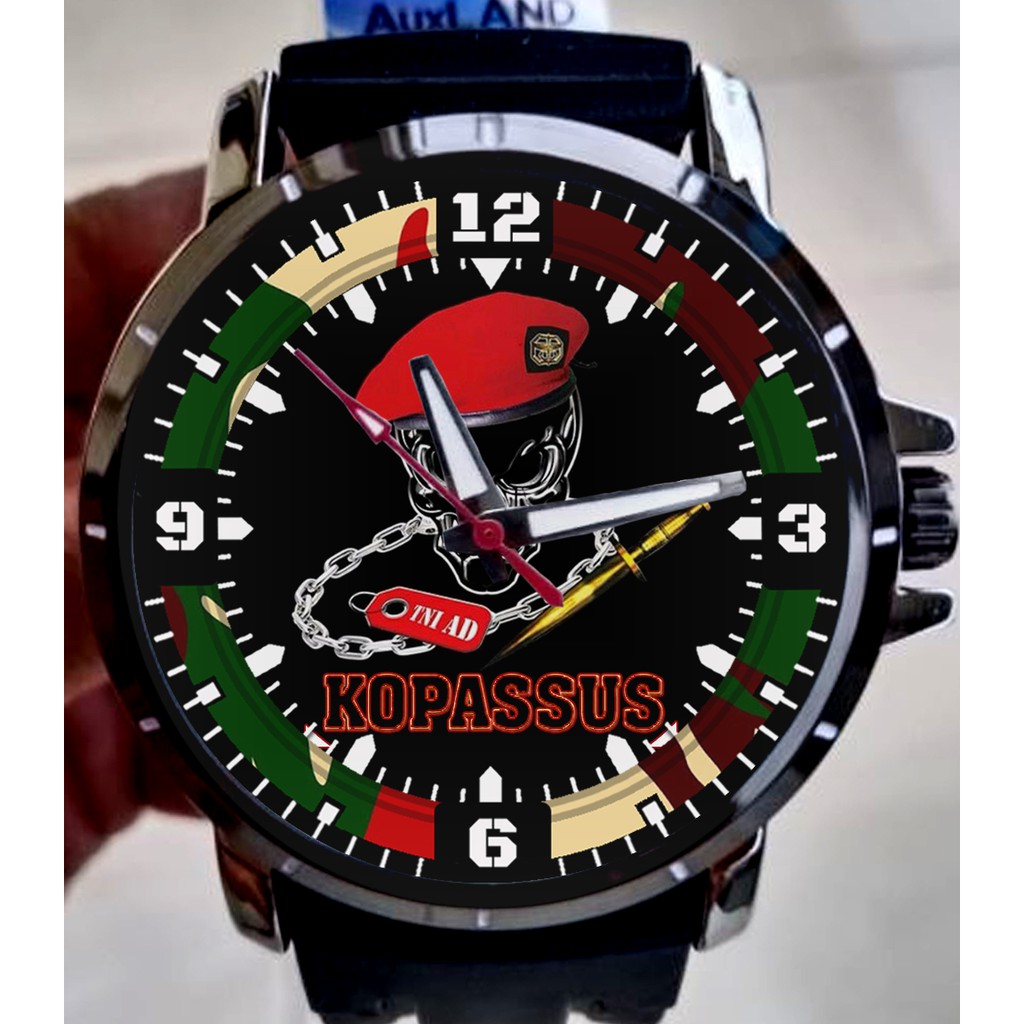 JAM TANGAN CUSTOM TENGKORAK KOPASSUS