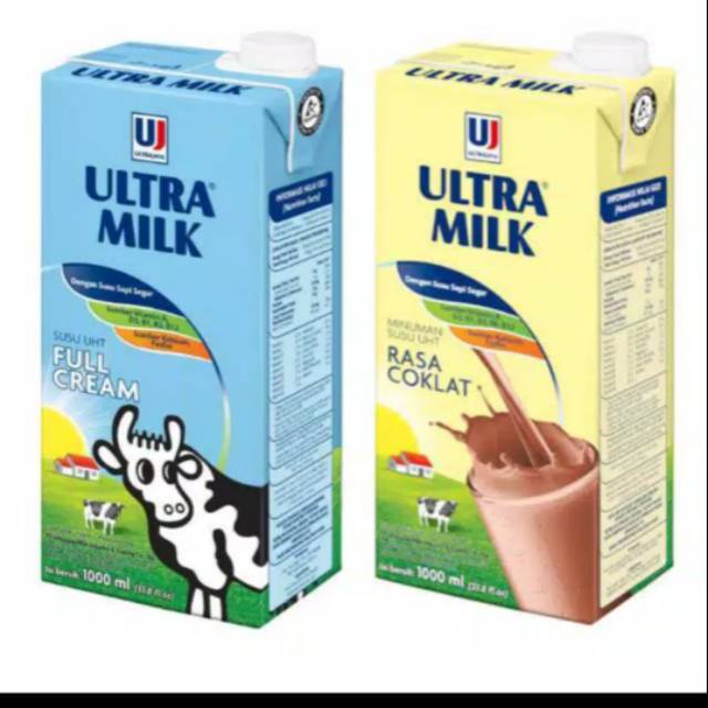 

Susu Ultra Milk / Full Cream / Coklat 1000ml