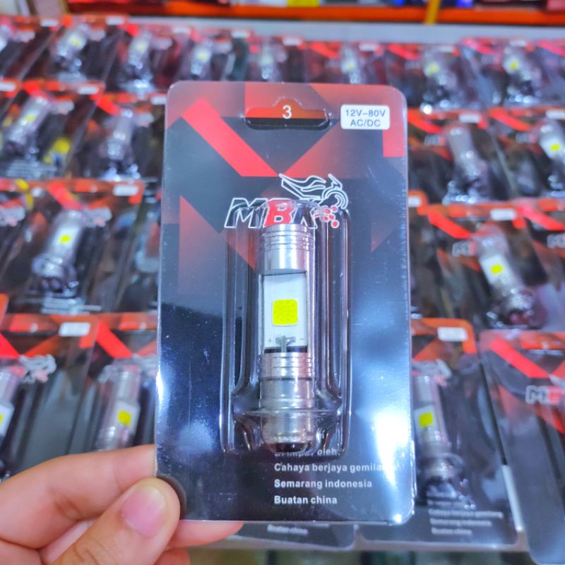 Jual Lampu Dop Depan LED 2 Sisi Beat Vario Merk MBK H6 Universal Honda ...