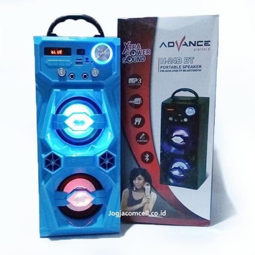 ADVANCE H24 B -BT/ ADVANCE SPEAKER ACTIF PORTABEL BLUETOOTH KARAOKE