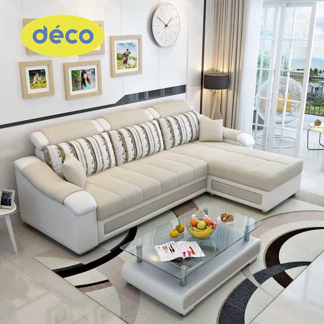Sofa Ruang Tamu leter L  Desain Modern