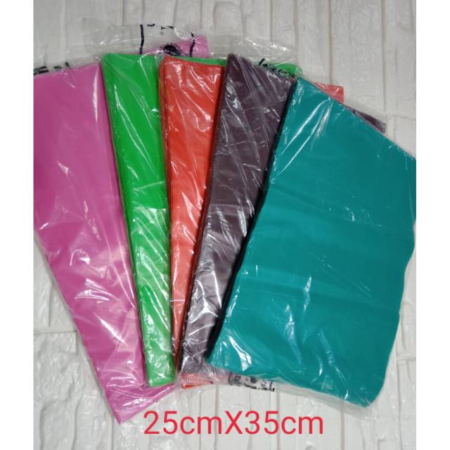 kantong online oval polos/plastik packing 25x35