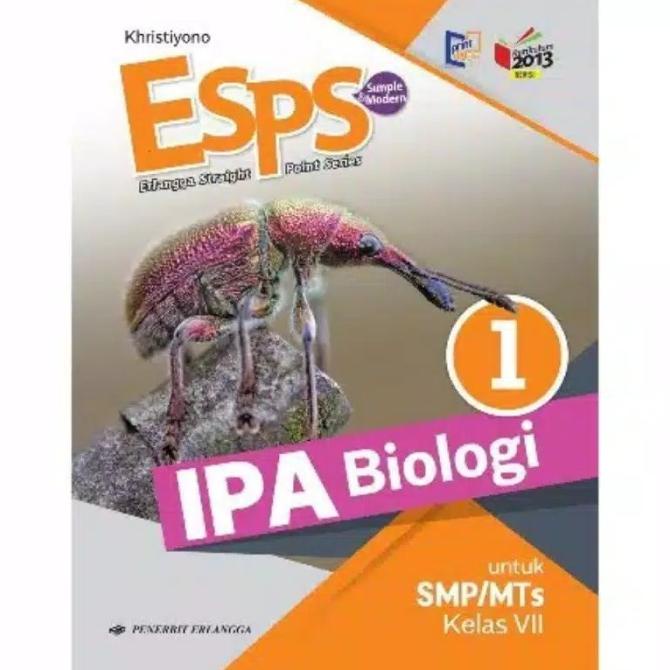 

Buku Esps Ipa Biologi kelas 1 / VII 7 Smp K13N Erlangga
