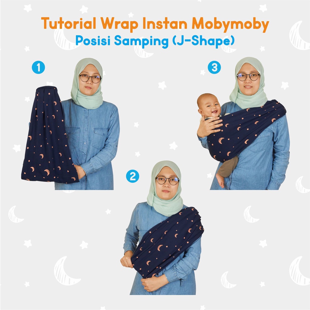 GENDONGAN MOBYMOBY WRAP GEOS KAOS GENDONGAN LANGSUNG GENDONGAN 3 IN 1