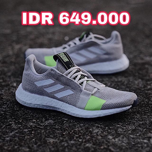 

ADIDAS SENSE BOOST GO GREY WHITE STABILO