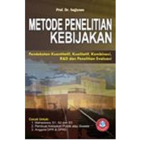 Metode Penelitian Kebijakan