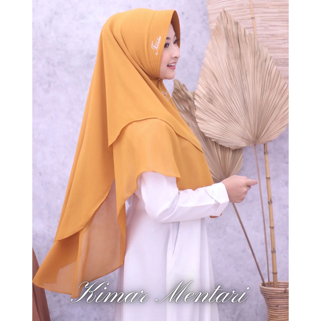 KHIMAR FELISHA // HIJAB PAYET PERMATA KHIMAR CERUTY 2 LAYER ORIGINAL FELISHA HIJAB SYAR,I