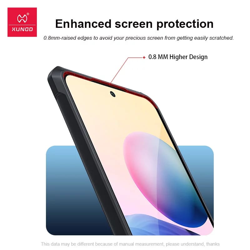 Promo 2in1 SHOCKPROF Casing Transparan BONUS Tempered Glass Full cover For XIAOMI REDMI NOTE 10 5G