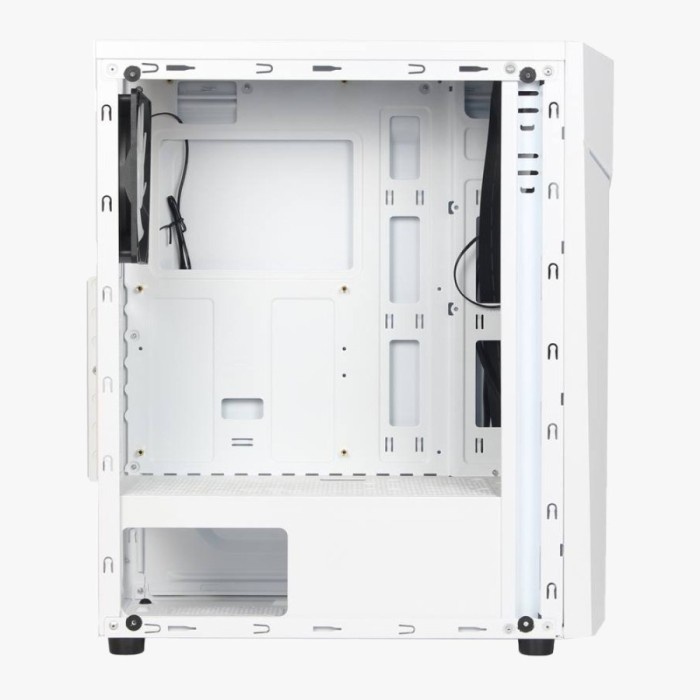 PC Case NYK T25 Elixir Gaming White Free 1Fan RGB