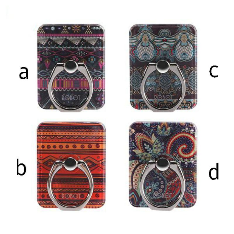 PHONE STENTS I-RING ROBOT RT-BR07 B3 BATIK Series  - ORIGINAL Garansi Resmi 1 Tahun by VIVAN