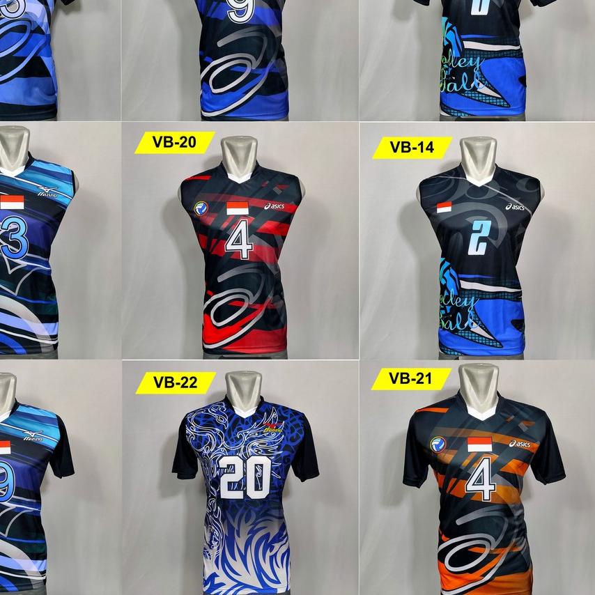 ♪ jersey voli printing kaos voli proliga teamnsa indonesia ➵