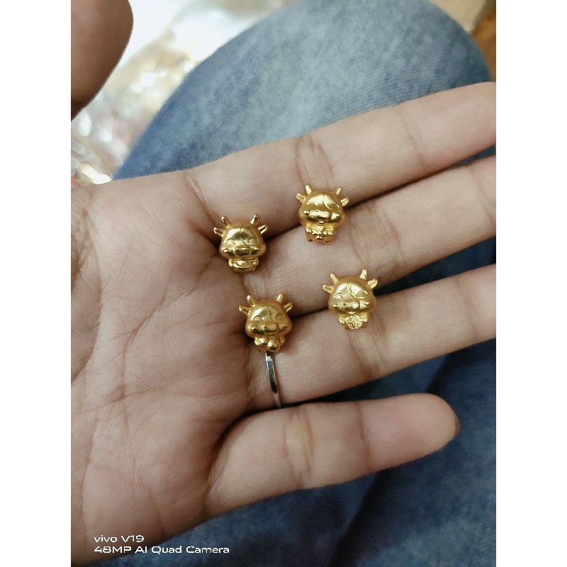 charm xuping liontin Gelang model sapi