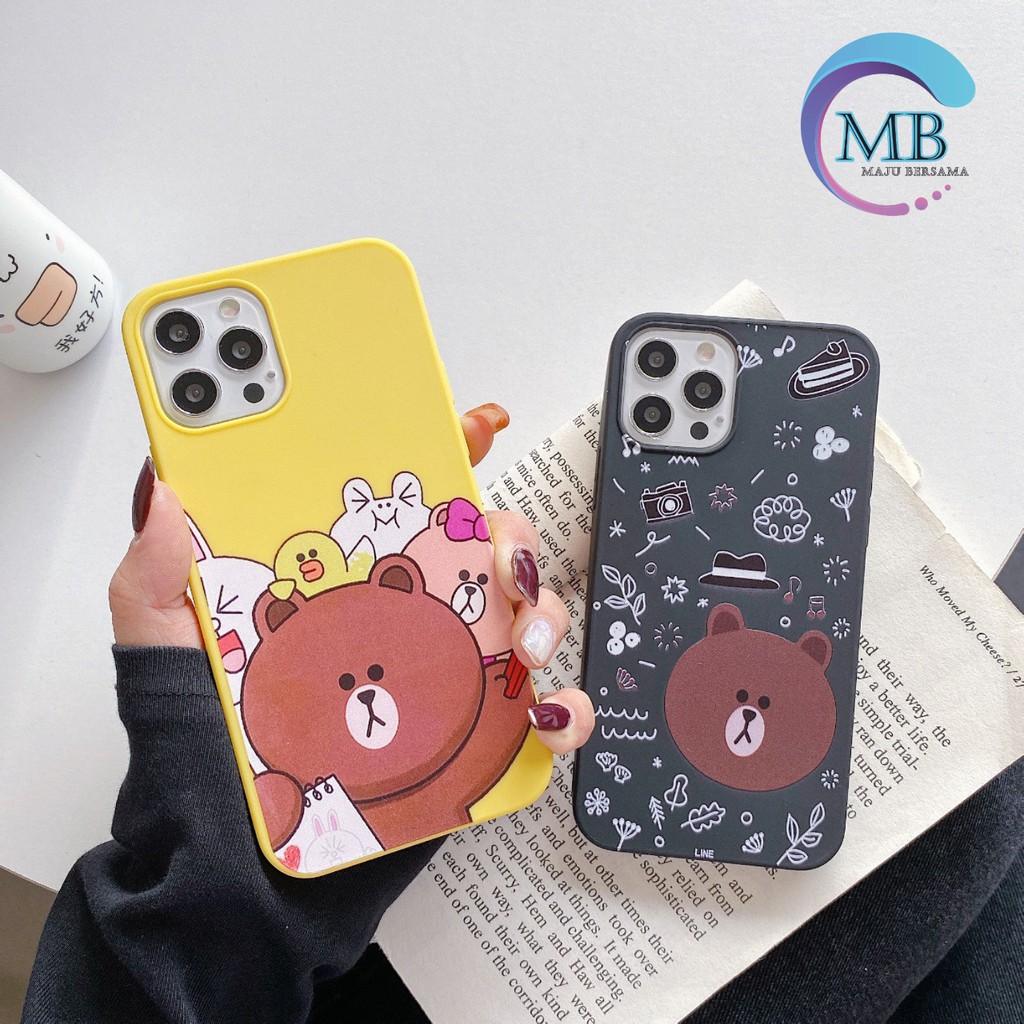 SS015 SOFTCASE BEAR Realme C1 C2 C3 5 5I 5S C11 C12 5 PRO NARZO 30A C15 7i C17 7 MB273