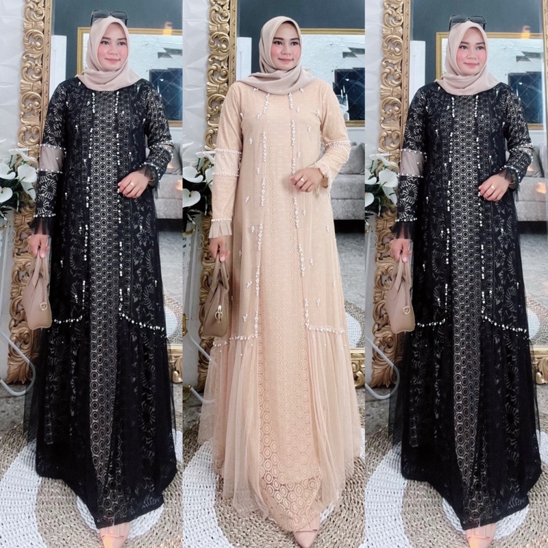 NISREEN DRESS REFERENSI ZEEN BY ZEE