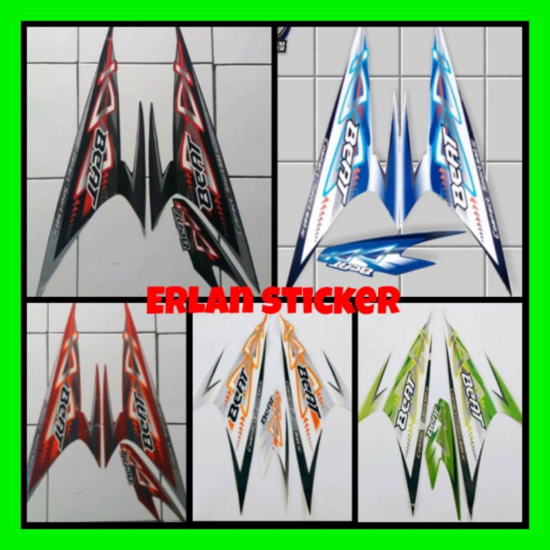 STRIPING STIKER LIS MOTOR BEAT KARBU 2012