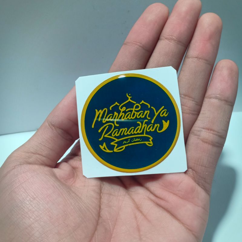 

STIKER RAMADHAN Emblem sticker timbul resin lentur