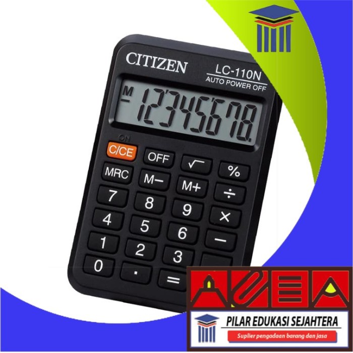 

Kalkulator Citizen LC-110N | Citizen Calculator LC-110N MURAH