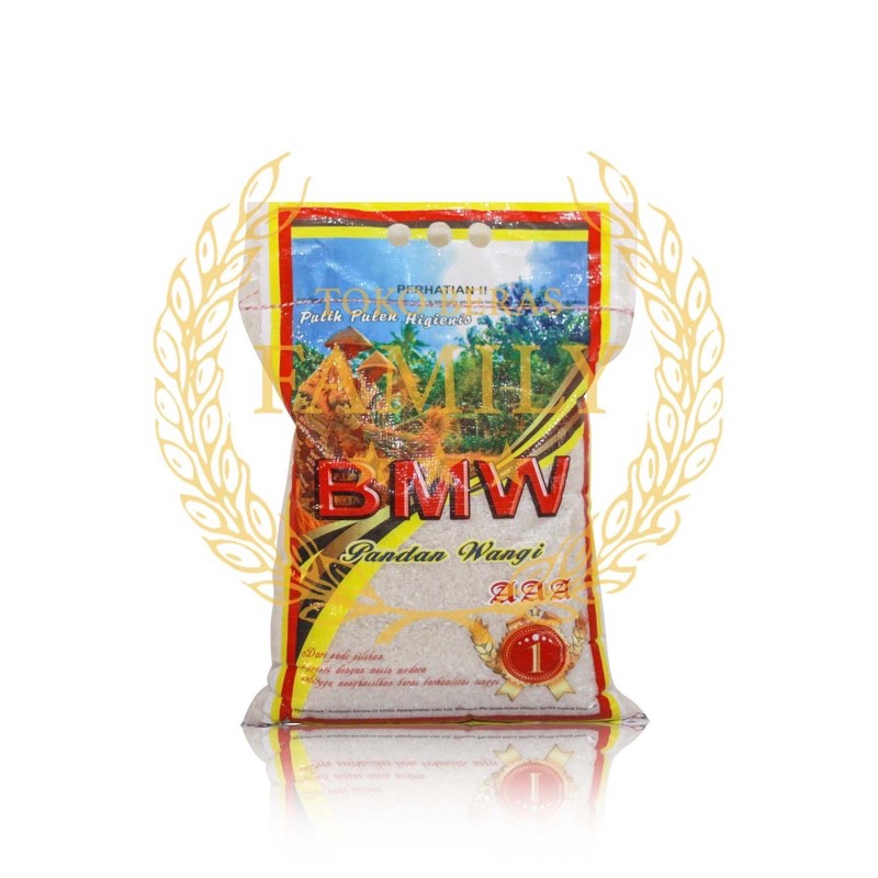 

Beras BMW Pandan Wangi Premium dan Super Premium 5kg