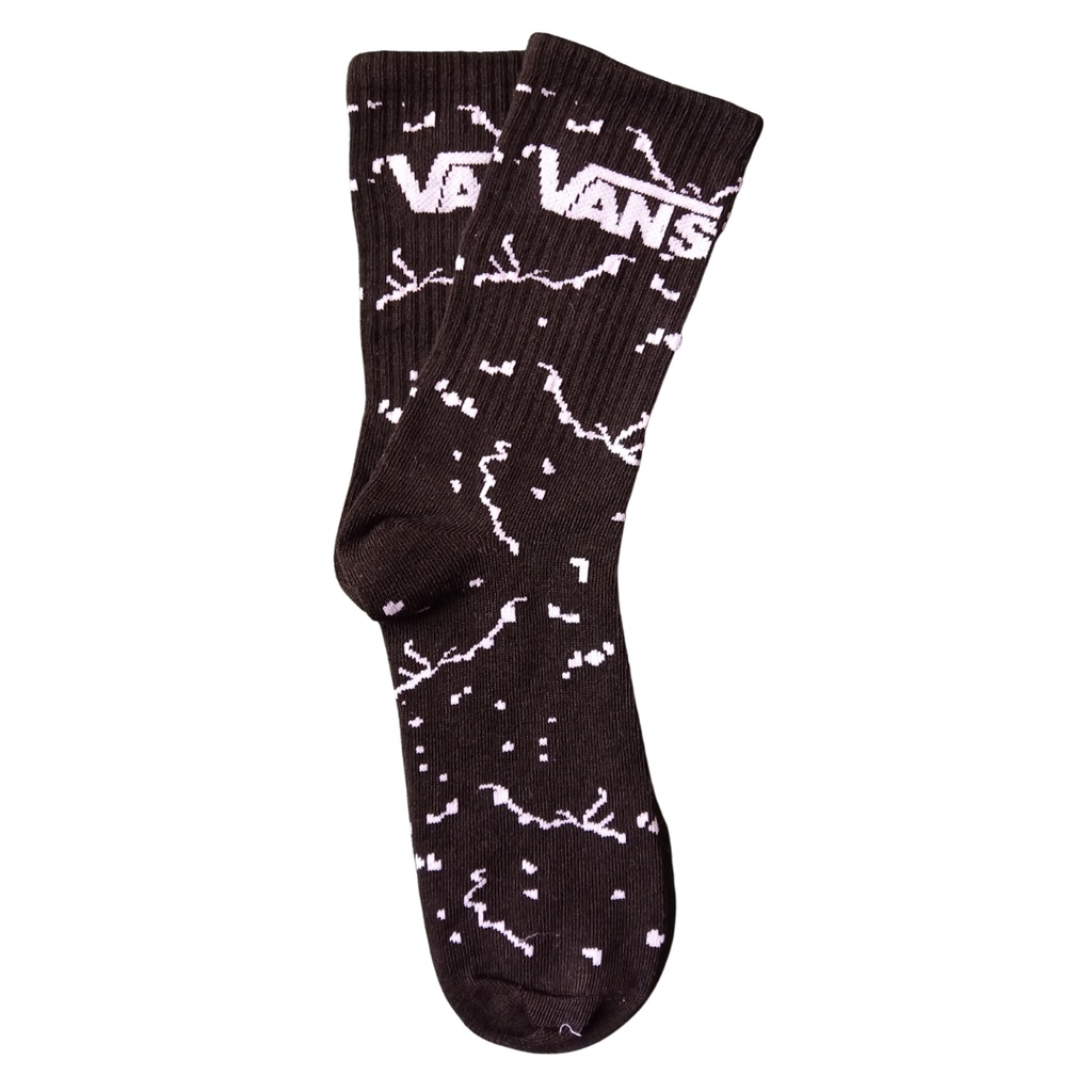 [BIG SALE] Kaos Kaki Motif Skate Oldschool - Mohaki Official-Vans Corak Hitam