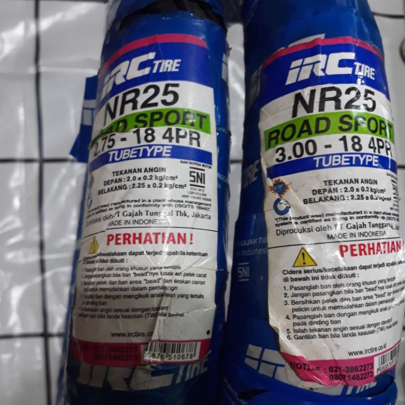 Ban luar IRC NR25 ring 18-275 ato 18-300