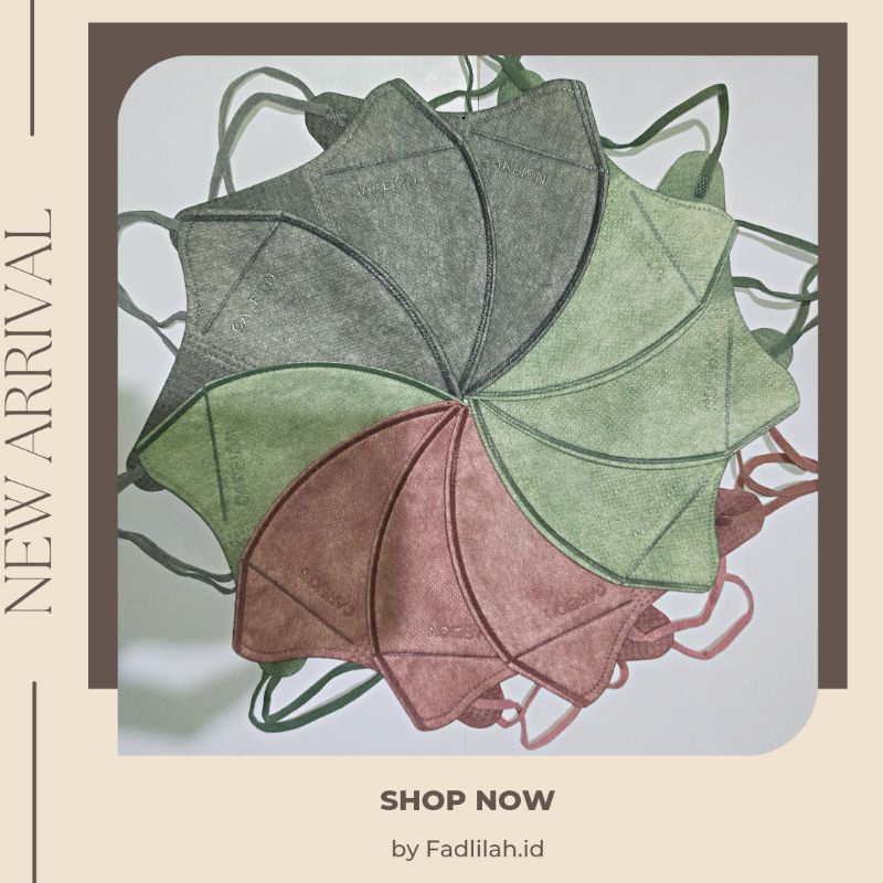 Masker Duckbill Careion Ecer - 1 pcs - 4 ply