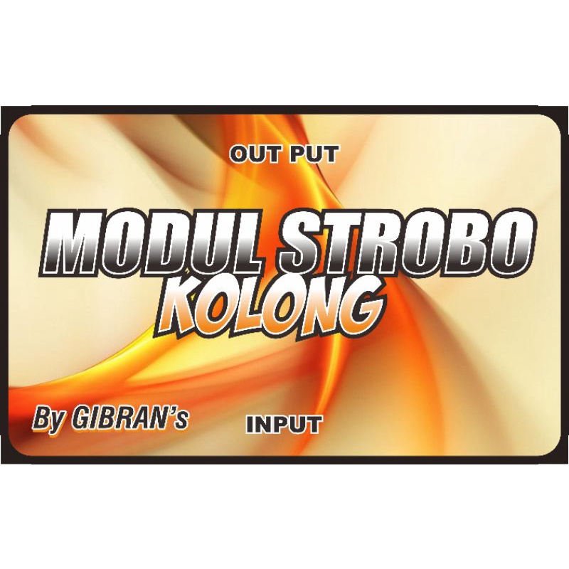 MODUL KOLONG STROBO NYALA ANIMASI METEOR (12V)+LED