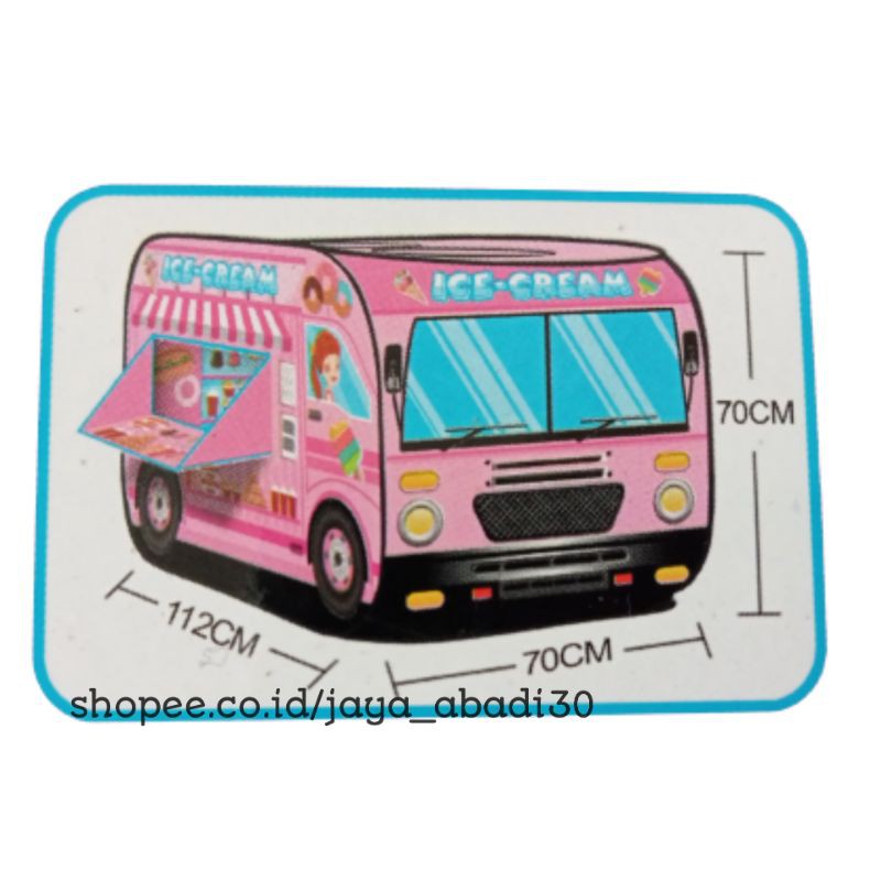 MAINAN TENDA ANAK MOBIL ICE CREAM CANDY 995-7066B / PERMEN ES KRIM