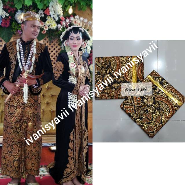 Jarik dan Blangkon (1 set)/ Motif : Semen Romo