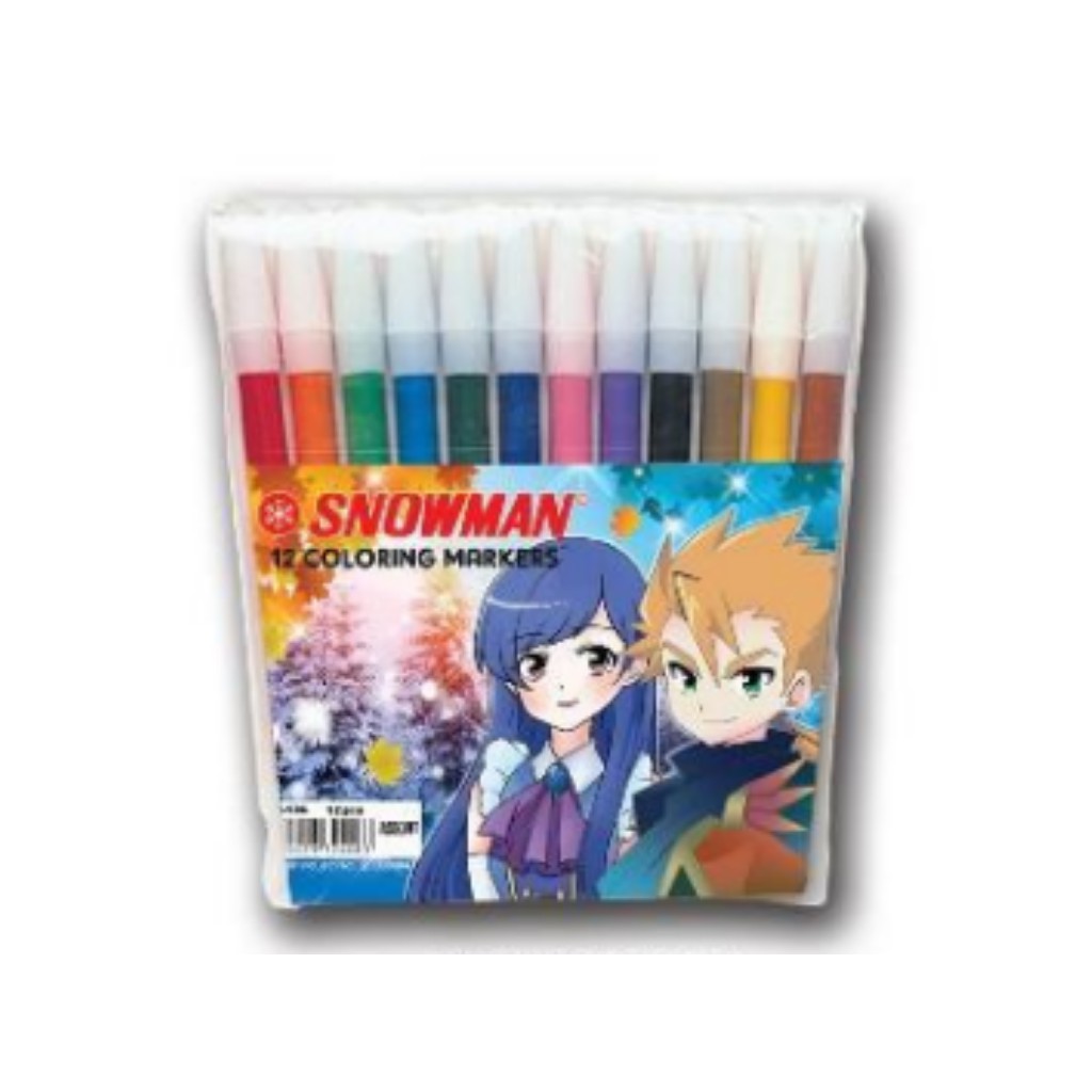 

Minicart 12 Colours Snowman Marker PW-12A