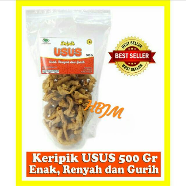 

KERIPIK USUS 500 GR ENAK, RENYAH DAN GURIH