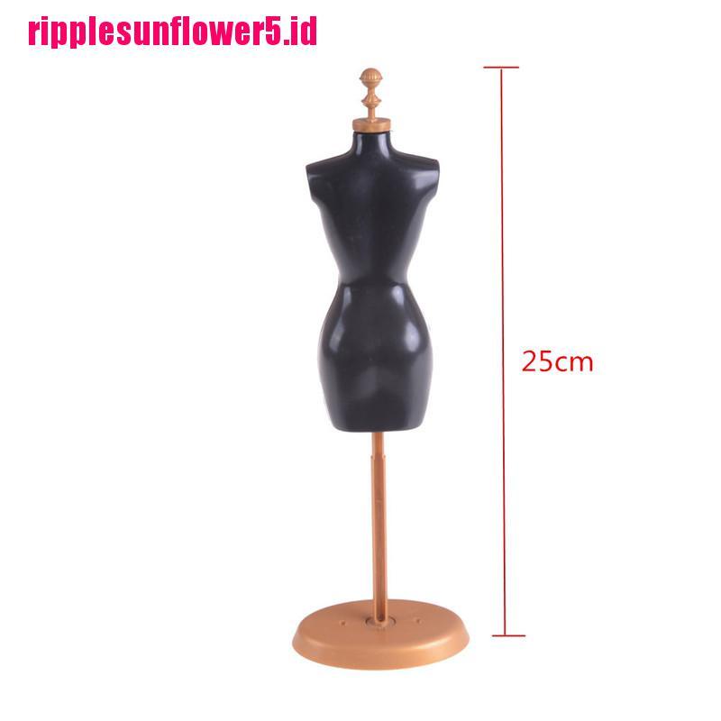 Stand Holder Mannequin 25cm Warna Hitam Untuk Dress Boneka