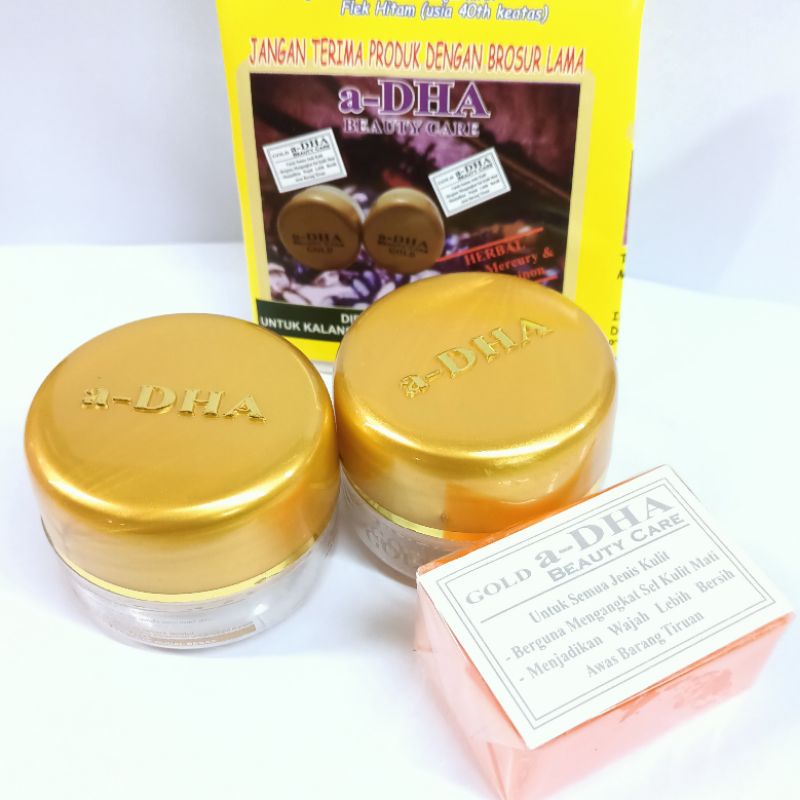 paket 3in1 dha // cream a dha gold super timbul original