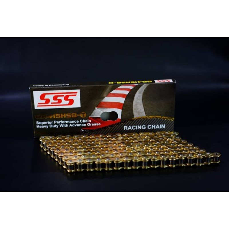 (SSS)- RANTAI SSS 428 -140 ORIGINAL HSB-T CRF150 KLX150 DAN SEMUA MOTOR TRAIL