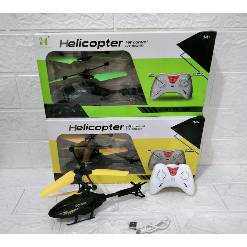 mainan Helicopter remote control mini helicopters Rc sensor tangan