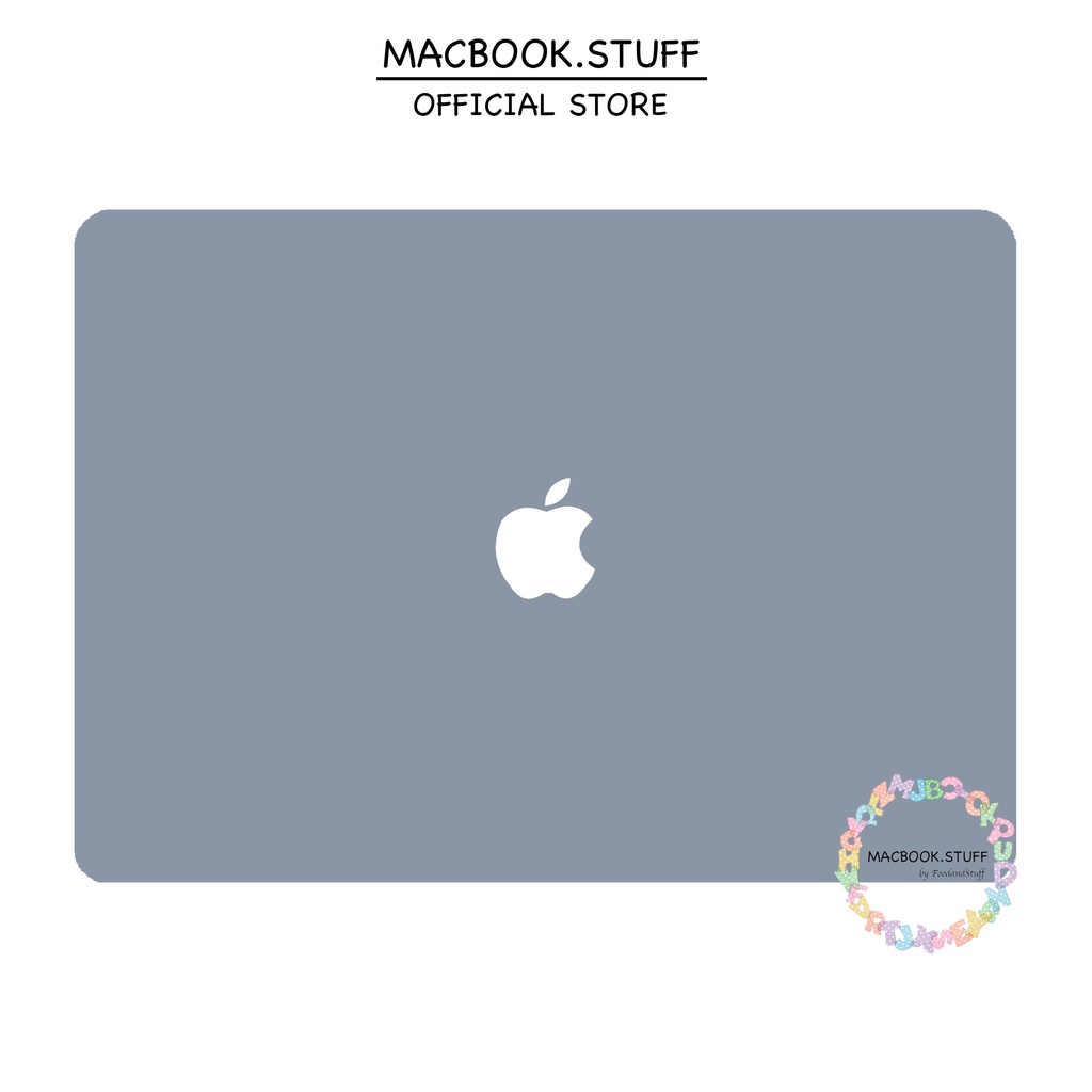 MACBOOK Case PASTEL BLUEBERRY NEW AIR PRO RETINA 11 12 13 14 15 16 INCH NON /  WITH CD ROOM / TOUCHBAR / TOUCH ID / M1 2020 2021 2022