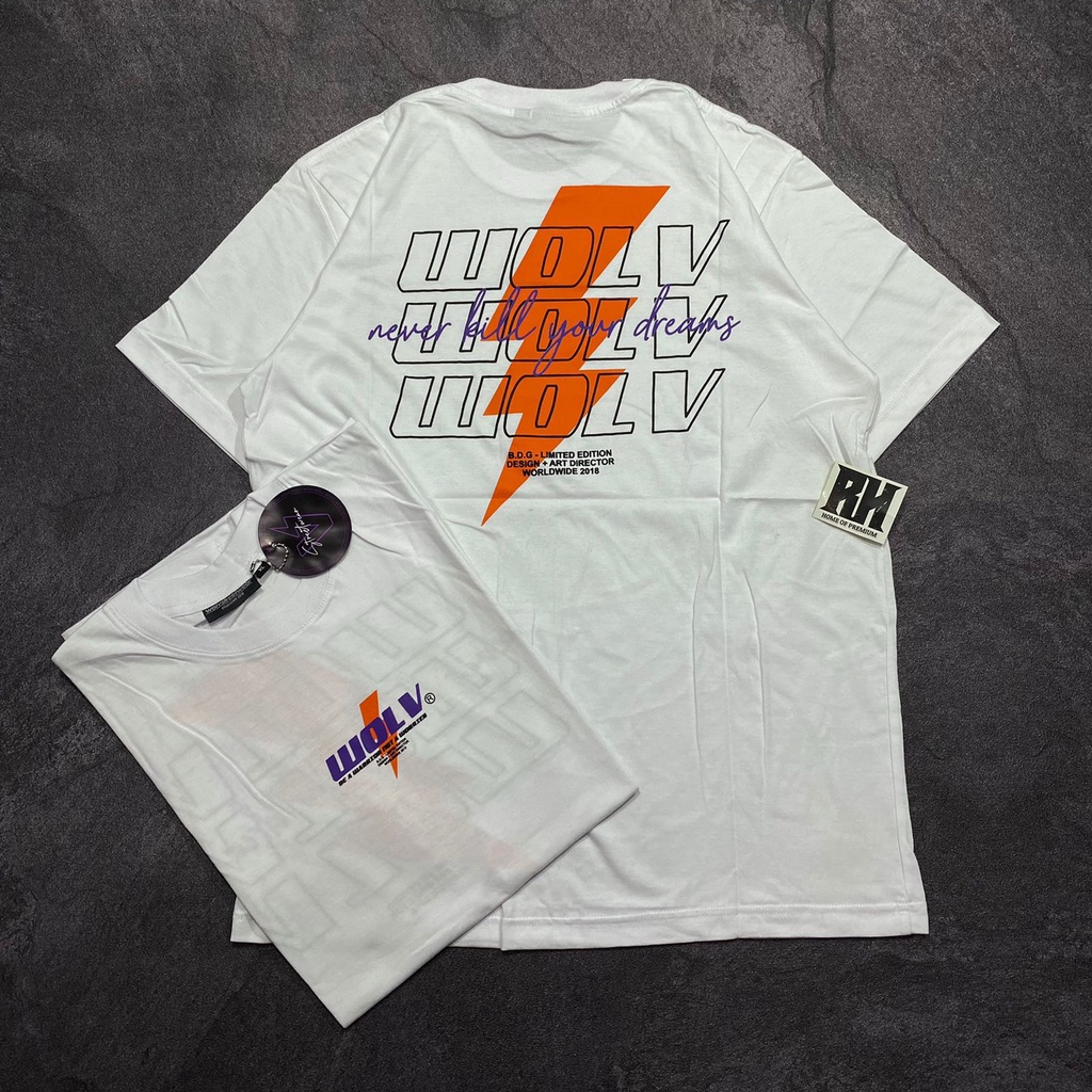 KAOS TSHIRT WOLV ORIGINAL STREETWEAR
