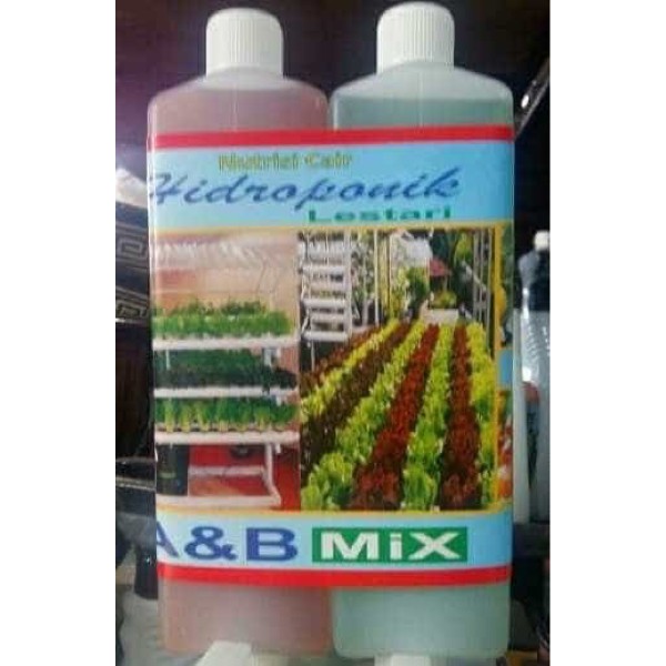 Pupuk cair AB Mix untuk hidroponik