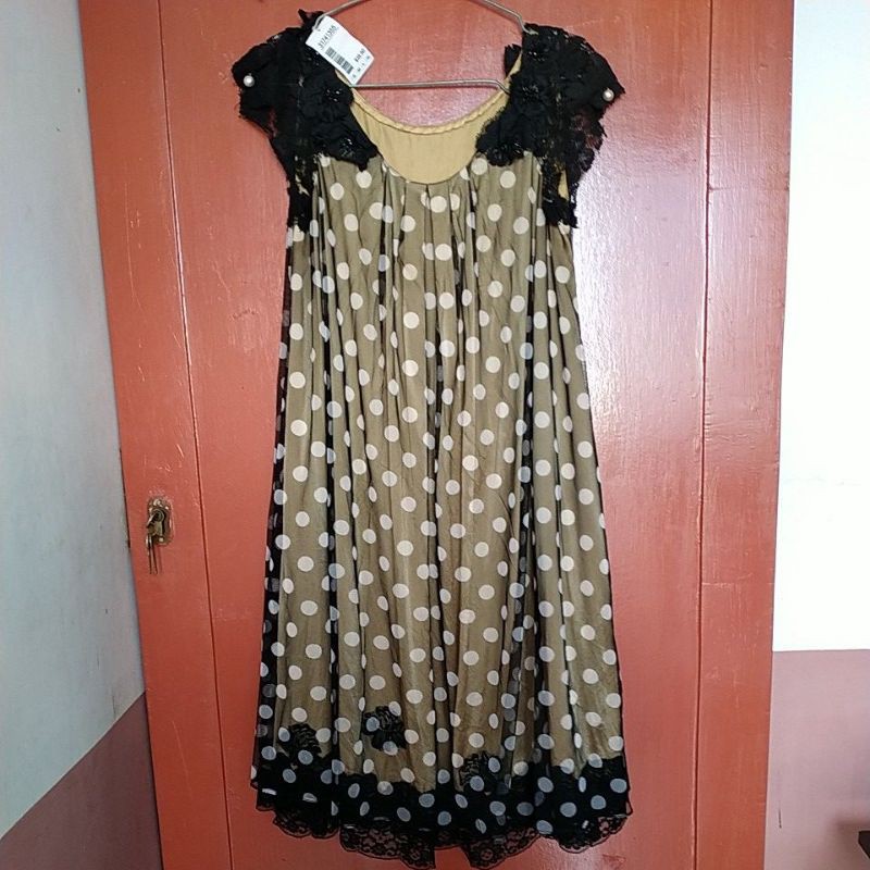 SONJUNGWAN Gaun / Dress Tidur Tile Full Furing mix Brukat Premium