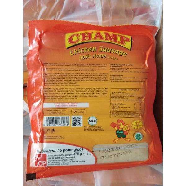 

Sosis Ayam Champ 375gr